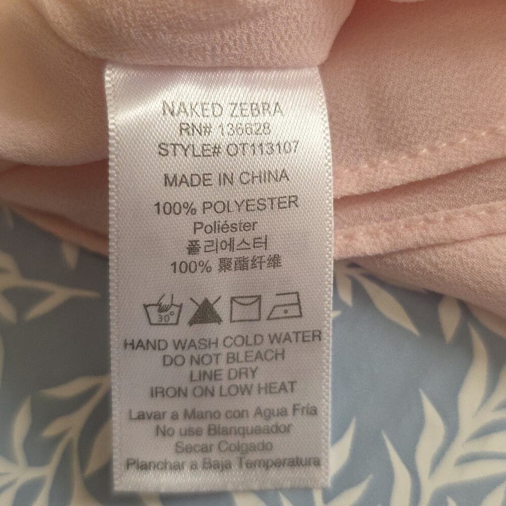 Women Sz S Pink Feminine Dainty Fairy Y2K Flowy Pleats Lined Camisole Top - Picture 9 of 9